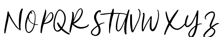 AllisonStyleScript Font UPPERCASE