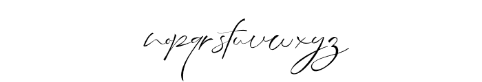 Amanda Signature Font LOWERCASE