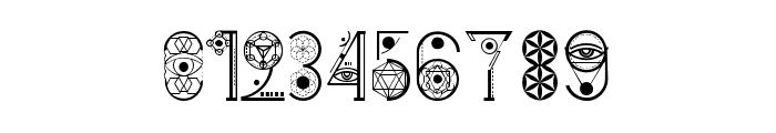 Ancient Geometry Font OTHER CHARS