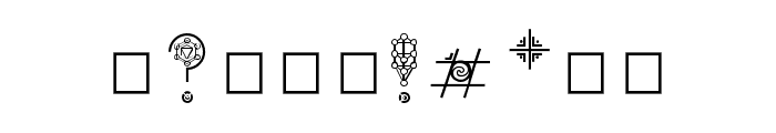 Ancient Geometry Font OTHER CHARS