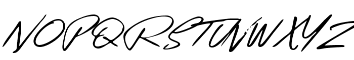 Ancient Signature Regular Font UPPERCASE
