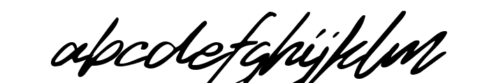 Ancient Signature Regular Font LOWERCASE