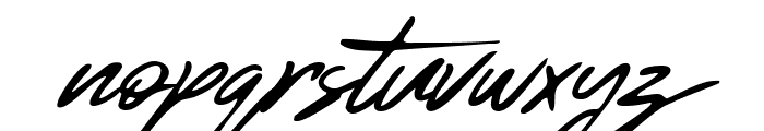 Ancient Signature Regular Font LOWERCASE