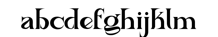 Ancient Zurich Regular Font LOWERCASE