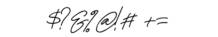 Anetha Faith Signature Font OTHER CHARS