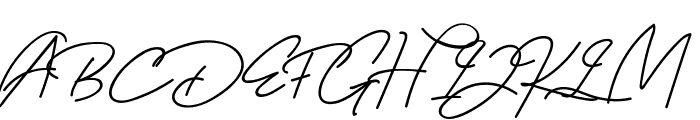 Anetha Faith Signature Font UPPERCASE