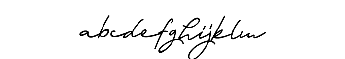 AnethaFaithSignature Font LOWERCASE
