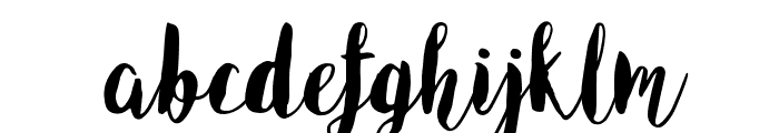 Angeline Font LOWERCASE