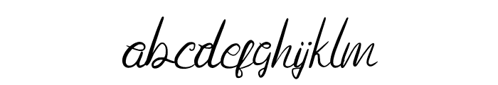 Anggita Font LOWERCASE