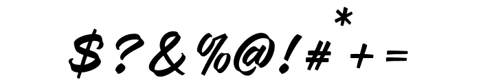 Anguine Script Font OTHER CHARS