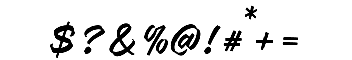 AnguineScript Font OTHER CHARS