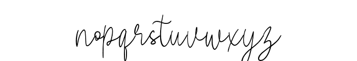 Anisaly Font LOWERCASE