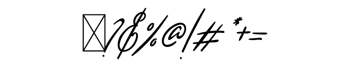 Annie Signature Font OTHER CHARS