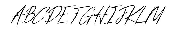 Annie Signature Font UPPERCASE