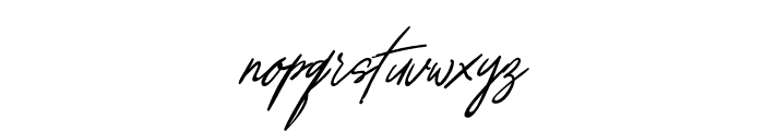 Annie Signature Font LOWERCASE