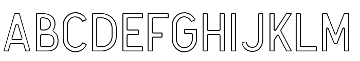 Antone-Outline Font UPPERCASE