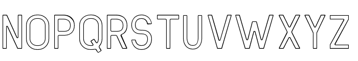 Antone-Outline Font UPPERCASE