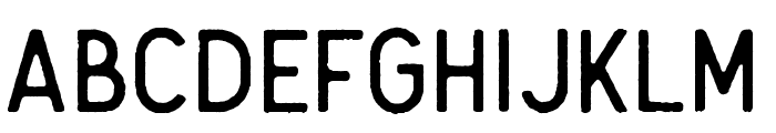 Antone-Rough Font UPPERCASE