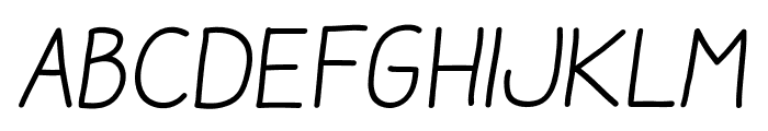 AracneSoftRegIt Font UPPERCASE