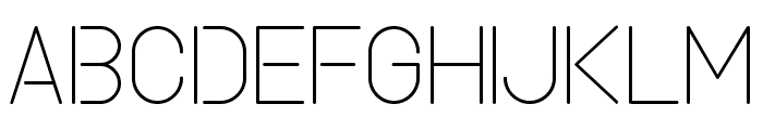 Arcline-Light Font LOWERCASE