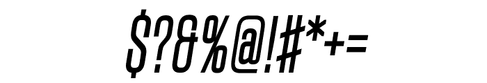 Argon Bold Italic Font OTHER CHARS