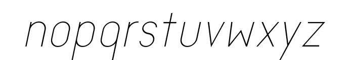 ArikLightItalic Font LOWERCASE