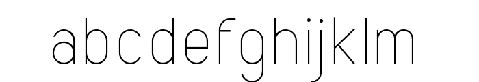 ArikLight Font LOWERCASE