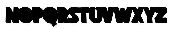 Ariston Comic Extrude Font UPPERCASE