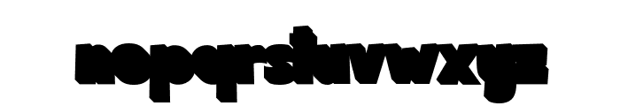 Ariston Comic Extrude Font LOWERCASE