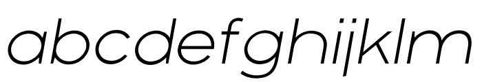 Arkibal-Light Italic Font LOWERCASE