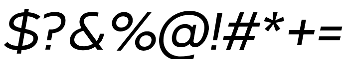 Arkibal-Medium Italic Font OTHER CHARS