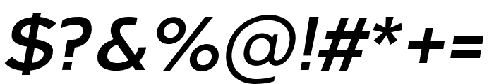 Arkibal-Regular Italic Font OTHER CHARS