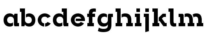 Arkibal-Serif-Stencil-Bold Font LOWERCASE