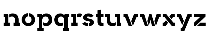 Arkibal-Serif-Stencil-Bold Font LOWERCASE