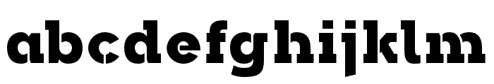 Arkibal-Serif-Stencil-Heavy Font LOWERCASE