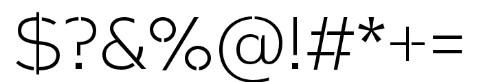 Arkibal-Serif-Stencil-Light Font OTHER CHARS