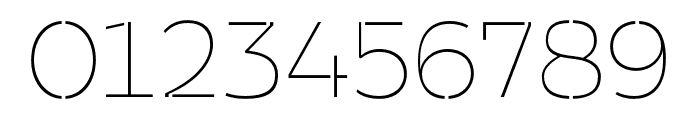 Arkibal-Serif-Stencil-Thin Font OTHER CHARS