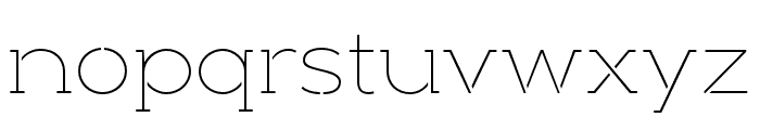 Arkibal-Serif-Stencil-Thin Font LOWERCASE