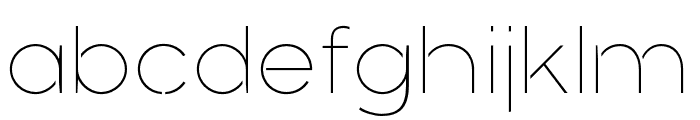 ArkibalStencil-Thin Font LOWERCASE