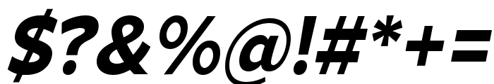 Arthura Bold Italic Font OTHER CHARS