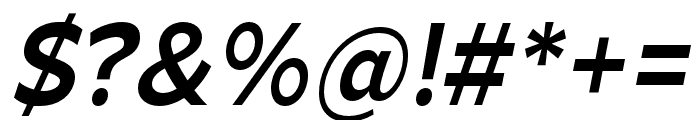 Arthura-MediumItalic Font OTHER CHARS