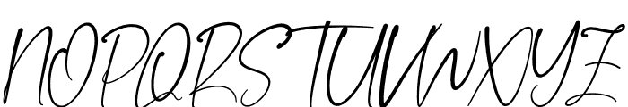 Asmiyati Italic Font UPPERCASE