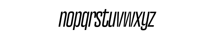 Astana light-italic Font LOWERCASE