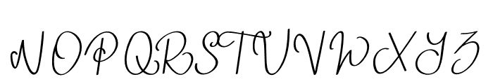 Astriany Font UPPERCASE