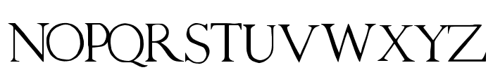 Astude Serif Regular Font UPPERCASE