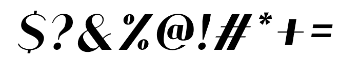 Athena Bold Italic Font OTHER CHARS
