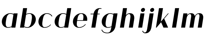 Athena Bold Italic Font LOWERCASE
