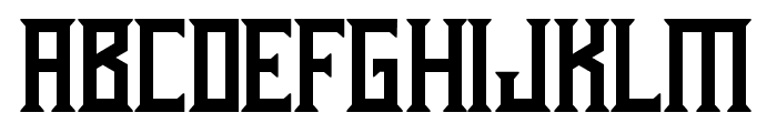 Athenry Sharp Font LOWERCASE