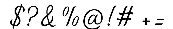 Atlana Font OTHER CHARS