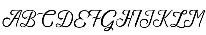 Atlana Font UPPERCASE